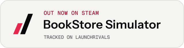 Light launch badge for BookStore Simulator