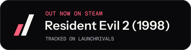 Dark launch badge for Resident Evil 2 (1998)