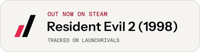Light launch badge for Resident Evil 2 (1998)