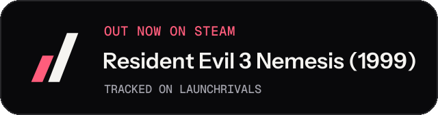 Dark launch badge for Resident Evil 3 Nemesis (1999)
