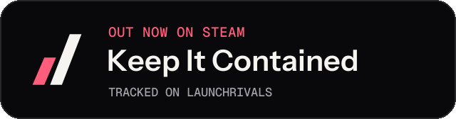 Dark launch badge for Keep It Contained