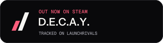 Dark launch badge for D.E.C.A.Y.