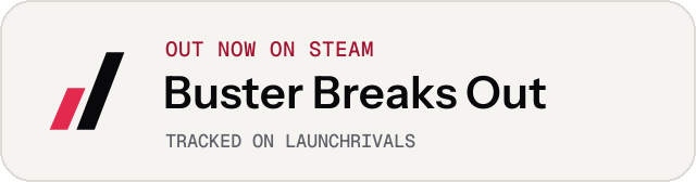 Light launch badge for Buster Breaks Out