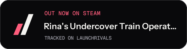 Dark launch badge for Rina's Undercover Train Operation