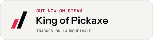 Light launch badge for King of Pickaxe