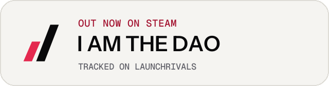 Light launch badge for I AM THE DAO