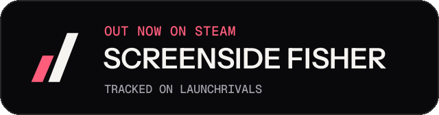 Dark launch badge for SCREENSIDE FISHER