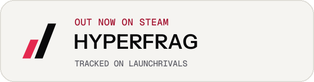 Light launch badge for HYPERFRAG