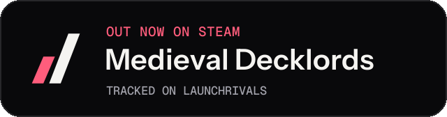 Dark launch badge for Medieval Decklords