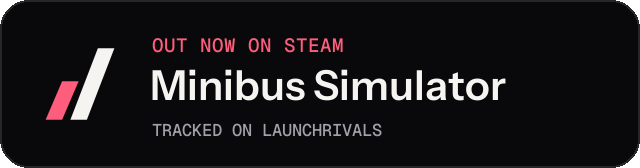 Dark launch badge for Minibus Simulator