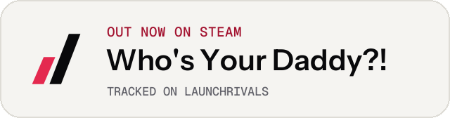 Light launch badge for Who's Your Daddy?!