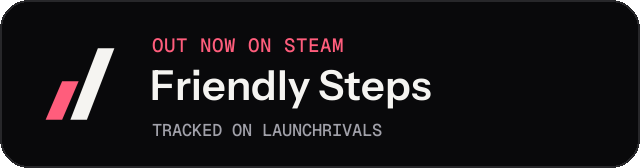 Dark launch badge for Friendly Steps