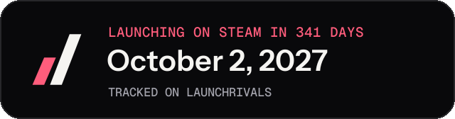 Dark launch badge for SILENT REALM