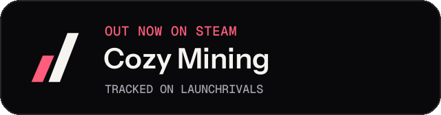Dark launch badge for Cozy Mining