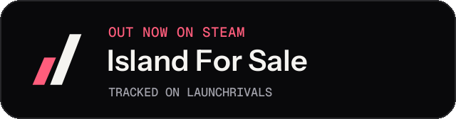 Dark launch badge for Island For Sale