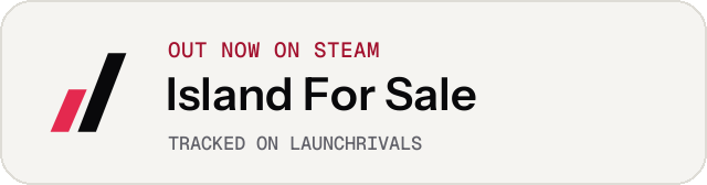 Light launch badge for Island For Sale