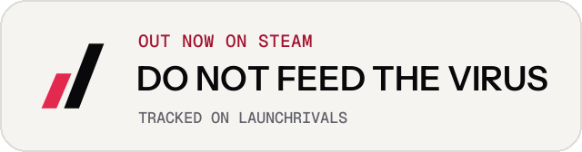 Light launch badge for DO NOT FEED THE VIRUS