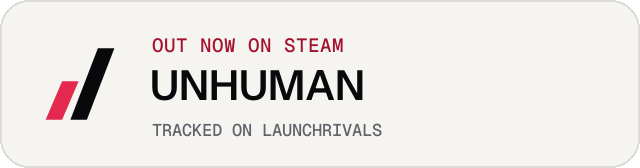 Light launch badge for UNHUMAN