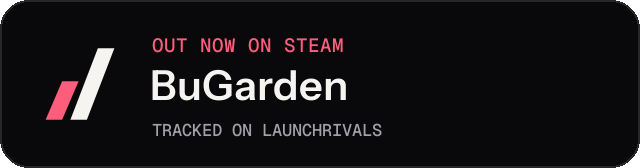 Dark launch badge for BuGarden