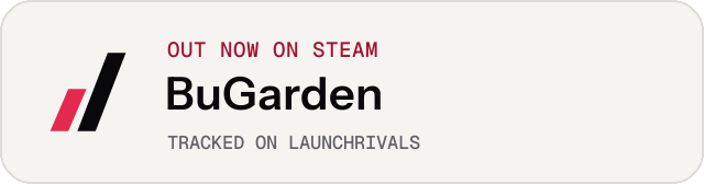 Light launch badge for BuGarden