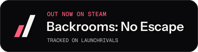 Dark launch badge for Backrooms: No Escape