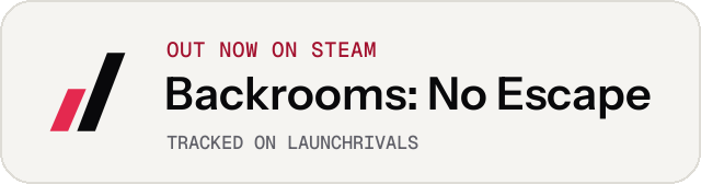 Light launch badge for Backrooms: No Escape