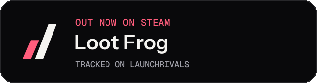 Dark launch badge for Loot Frog
