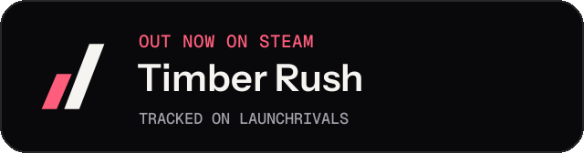 Dark launch badge for Timber Rush