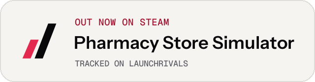 Light launch badge for Pharmacy Store Simulator