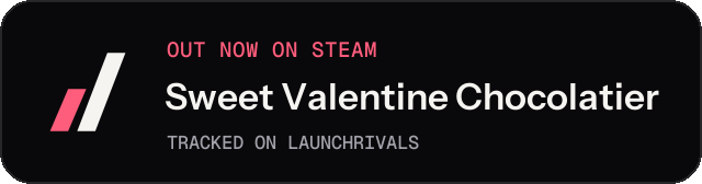 Dark launch badge for Sweet Valentine Chocolatier