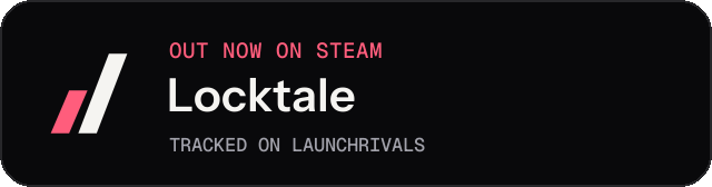 Dark launch badge for Locktale