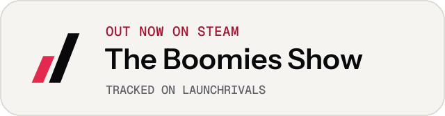 Light launch badge for The Boomies Show