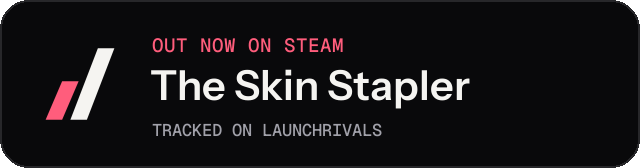Dark launch badge for The Skin Stapler