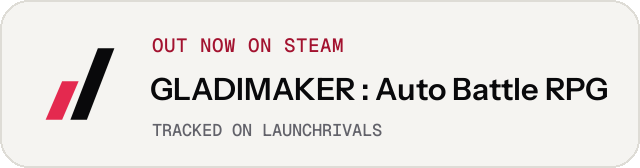 Light launch badge for GLADIMAKER : Auto Battle RPG