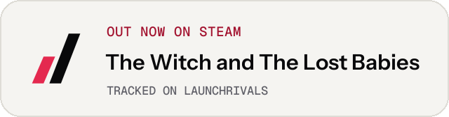 Light launch badge for The Witch and The Lost Babies