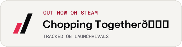 Light launch badge for Chopping Together🌲