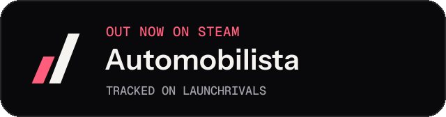 Dark launch badge for Automobilista