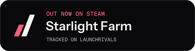 Dark launch badge for Starlight Farm