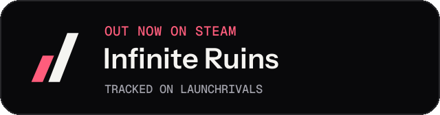 Dark launch badge for Infinite Ruins