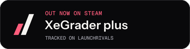Dark launch badge for XeGrader plus