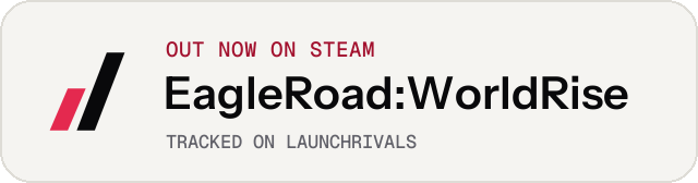 Light launch badge for EagleRoad:WorldRise