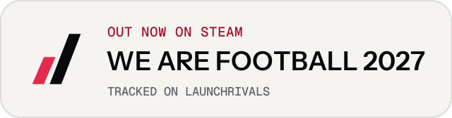 Light launch badge for WE ARE FOOTBALL 2027