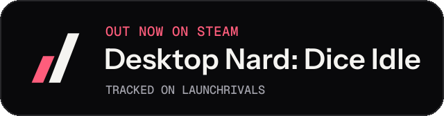 Dark launch badge for Desktop Nard: Dice Idle