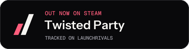 Dark launch badge for Twisted Party