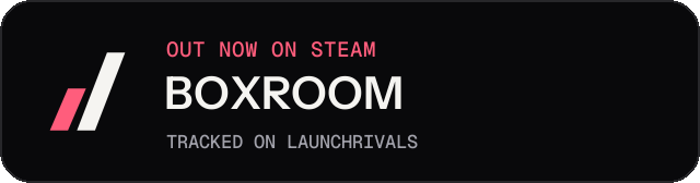 Dark launch badge for BOXROOM