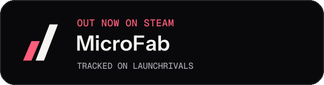 Dark launch badge for MicroFab
