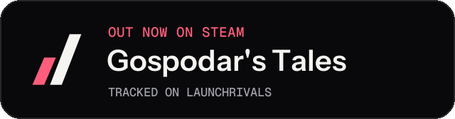 Dark launch badge for Gospodar's Tales