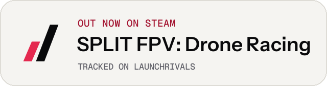 Light launch badge for SPLIT FPV: Drone Racing