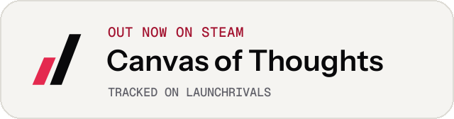 Light launch badge for Canvas of Thoughts