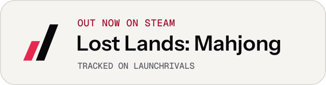 Light launch badge for Lost Lands: Mahjong